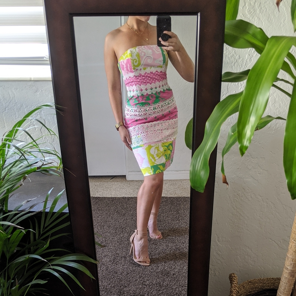 Lilly Pulitzer Strapless Dress